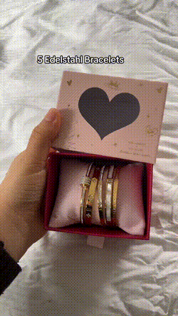 Urban Steel Stack Bracelet Set